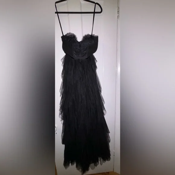 X REVOLVE Bustier Gown in Black For Love Lemons